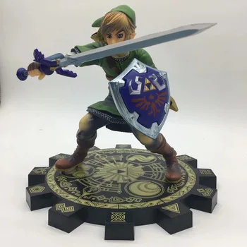 Hot Predaj 20cm Zelda Skyward Sword PVC Akcie Obrázok 1/7 Anime Hry Hračka Zelda Odkaz Figúrka Zberateľskú Model Hračka