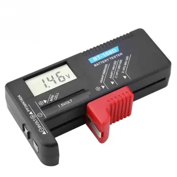 Hot predaj BT-168D Batérie Tester Univerzálny Digitálny LCD AA/AAA/C/D/9V/1,5 V gombíkovú Batériu Volt Tester