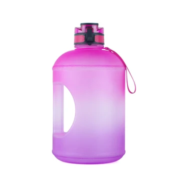 Hot Predaj Galón Vody Fľašu s Časom Značku a Slamy Motivačný Vody Kanvica BPA Free Nepresakuje Veľké Fľaše na Vodu