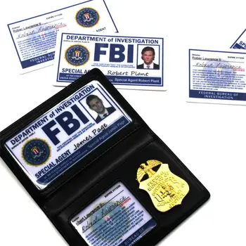 Hot Predaj Hranie Rolí Rekvizity Nadprirodzené Dekan Sam Winchester FBI Odznak Držiteľa Karty Polícia ID Karty Cosplay Nový Príchod