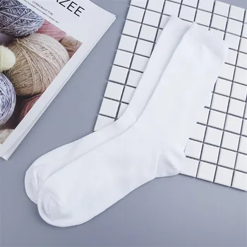 Howfits 10 Párov Bielych Business Ponožky Mužov Šaty Posádky Uprostred Trubice Ponožky Kvalitné Lacné Bavlny Muž Ponožky