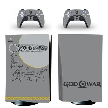 Hra God of War PS5 Štandardný Disk Edition Pokožky Nálepky Kryt Kotúča, pre PlayStation 5 Konzoly & Controller PS5 Pokožky Nálepky Vinyl