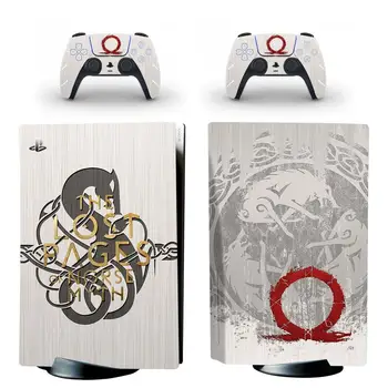 Hra God of War PS5 Štandardný Disk Edition Pokožky Nálepky Kryt Kotúča, pre PlayStation 5 Konzoly & Controller PS5 Pokožky Nálepky Vinyl