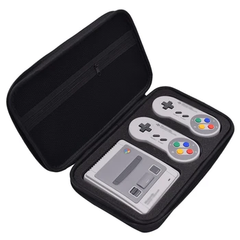 Hra Prípade Taška pre Nintend Prepínač SNES SFC Klasické Mini pre 2 Radiče Nabíjačka, HDMI Kábel, Kryt na Nintendo Prepínač Tvrdé Puzdro