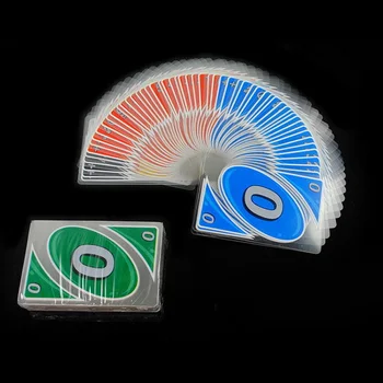 Hracie karty umyté Mattel hra kartové hry kreatívne priehľadného plastu crystal nepremokavé detské hračky darček