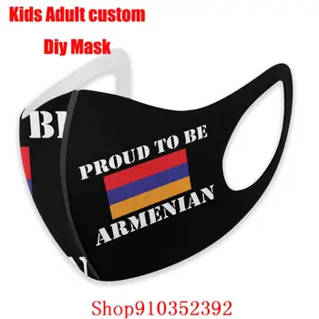 Hrdí Na to Byť arménsky Arménsko Vlajky, plátno tvár masky, ochranné úst maska s dizajnom vtipné masky pre zárodočné ochrana pre dospelých