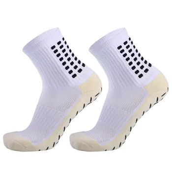 Hrubý Uterák Spodnej Futbal Ponožky pre Dospelých Silikónový protišmykový Mužov Trubice Ponožky Potu-Priedušné absorpčné Športové Ponožky