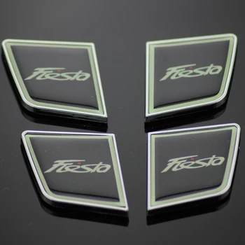 Hríb Horiace Auto Svetelný Vnútorné Dvere Miska Dekorácie Výbava Kryt Nálepka pre Ford Fiesta Sedan Hatchback 2009 - 2016 Acc.