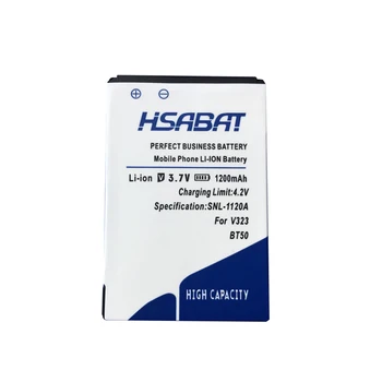 HSABAT 0 cyklus 1200mAh Batéria pre MOTOROLA Tundra V195 V235 V323 V325 V360 V360i V360v V361 V365 V465 V975 V975 V980 BT50