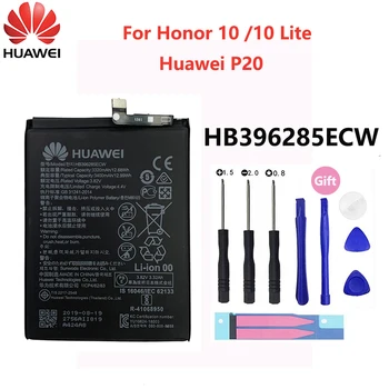 Hua wei Originálne Batérie HB396285ECW 3400mAh Pre Huawei P20 Česť 10 Honor10 Lite Vysokej kvality Telefón Náhradné Batérie