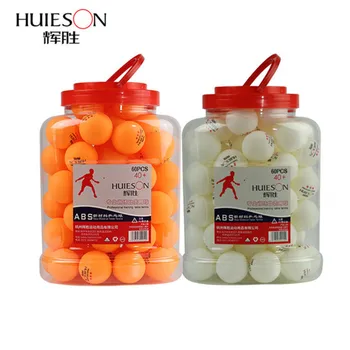 Huieson 60pcs/barel Profesionálne 3-Hviezdičkový Stolný Tenis Gule 40+mm 2,8 g ABS Plast Ping Pong Lopta Žltý Biely pre Klubový Tréning