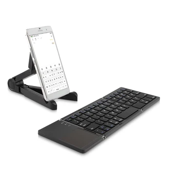 HUWEI Mini skladacie Bluetooth klávesnicu, Skladacie Bezdrôtová klávesnica Pre iPhone 7 8 6 6 Plus 4 5S SE 2 X Xs 11 Pro Max XRPhone Prípade
