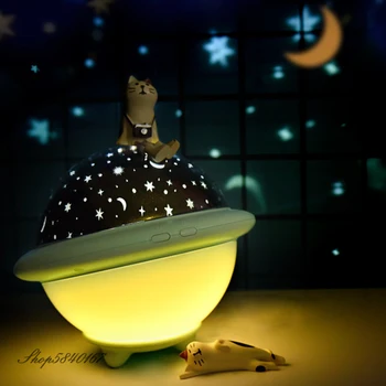 Hviezdne Nebo v Noci Svetlo Projektor LED Nočné Osvetlenie, Batérie Romantické Nočné Lampy pre Deti Spálňa Nočného Dieťa Vianočný Darček