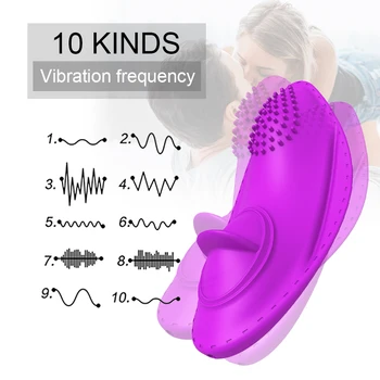 HWOK Bezdrôtové Diaľkové Ovládanie Vibračný Stimulátor Klitorisu Nositeľné Neviditeľné Nohavičky Vibrátor pre Ženy, Dospelých, Sexuálne hračky