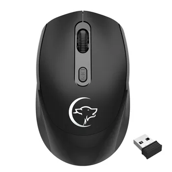 HXROOLRP herná myš bezdrôtová myš pre hráčov, pre overwatch notebook pc gamer ergonomická myš bezdrôtová nabíjateľná USB tichý