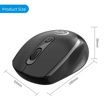 HXROOLRP herná myš bezdrôtová myš pre hráčov, pre overwatch notebook pc gamer ergonomická myš bezdrôtová nabíjateľná USB tichý