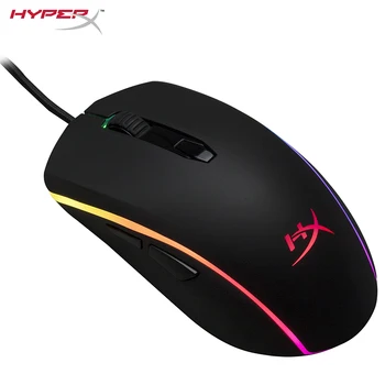 HyperX Pulsefire Vlnu Vysokú presnosť profesionálne herné myši 360 stupeň RGB svetelný efekt elektrické hráč Myší HX-MC002B