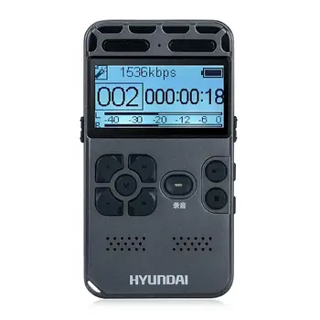 Hyundai E188 Prenosné Profesionálne Hlasový Záznamník hlasový záznam Ultra-dlhý Pohotovostný Čas, Redukcia Šumu podporuje Hifi MP3 walkman
