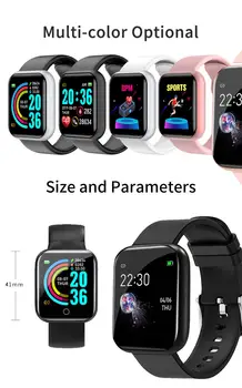 I5 Ženy Nepremokavé Smart Hodinky P70 P68 Bluetooth Smartwatch Pre Apple&Xiao Telefón Srdcového Tepu Fitness Tracker D20 Y68