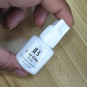 IB Ultra Číre Lepidlo Pre Predĺženie Rias 5ml Suché Čas 2-4S Originálneho kórejského Falošných rias lepidlo Biele Spp lash make-up nástroje Shop