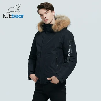 ICEbear 2020 Nové Zimné pánske Kabát Módne pánske Oblečenie Bunda s Kapucňou Značky Oblečenie MWD19626I