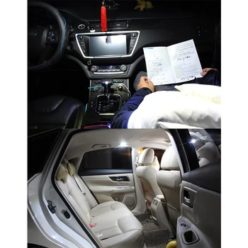 Ideálny biela, Canbus LED lampa Interiéru dome mapu svetlá žiarovka držiak pre Škoda Superb 1 2 3 MK1 MK2 MK3 Sedan Nehnuteľností (2001-2018)