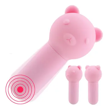 IKOKY 10 Frekvencia Klitorisu Stimulátor G-bodu Masér Malého Medveďa Vibrátor USB nabíjanie Bullet Vibračné Vajíčko Sexuálne Hračky pre Ženy