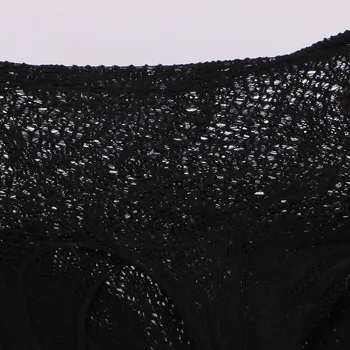 IKOKY Catsuit Otvorený Rozkrok Pantyhose Sieťovina Sexy spodné Prádlo s Dlhým Rukávom Exotické Oblečenie, Erotické Intimates Jeden kus Perspektívy