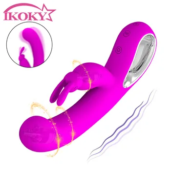 IKOKY G-spot Masáž 12 Rýchlosti Stimulátor Klitorisu Dospelých Produkty Ženská Masturbácia, Sexuálne Hračky pre ženy Rabbit Vibrátor, Dildo
