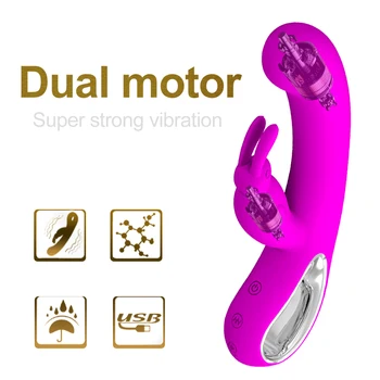 IKOKY G-spot Masáž 12 Rýchlosti Stimulátor Klitorisu Dospelých Produkty Ženská Masturbácia, Sexuálne Hračky pre ženy Rabbit Vibrátor, Dildo