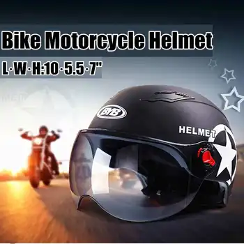 Inovovaný Motocykel Helmu, Bicykel, Skúter Otvorené Tvár Pol šiltovku Anti-UV Bezpečnosti Klobúk Motocross Prilba Viaceré Farebné Chrániť
