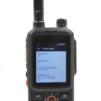 Inrico Android Siete Rádio T320 4G LTE siete intercom vysielač POC walkie talkie T-320 WCDMA Mobilný Telefón, práca s Zello