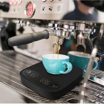 Inteligentné Elektronické LED Digitálne Kávy Stupnice S Časovač Pre Espresso Zalejeme Strane Drip, Pivo, Kávu, Automatické Časovanie Barista Nástroje