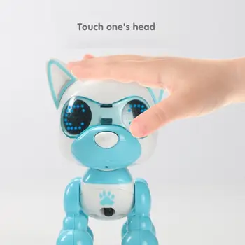 Inteligentný Robot Psa Hovoriť Hračka Interaktívna Smart Šteňa Robota Psa Elektronickej LED Oko Nahrávanie Zvuku Spev Spánku Deti Darček