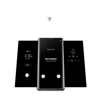Inteligentný Čip Zrkadlo puzdro Pre Samsung Galaxy s rezacím zariadením S10 S9 S8 Plus Kože Flip puzdro pre Samsung Poznámku 9 8 10 S8 S9 S10 S20 S7 6 Okraj