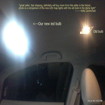 Interiér auta svetlá Pre audi q7 4L Auto automobilový priemysel Led Osvetlenie dome žiarovky bez chýb 16pc