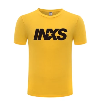 INXS Rockovej Hudby Muži Mens T Tričko Tričko 2018 Nový Krátky Rukáv O Krk Bavlna Bežné T-shirt Top Čaj