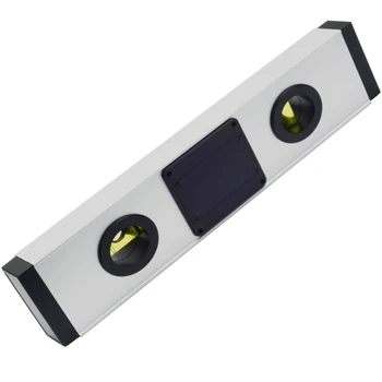 IP54 Laserový Digitálny Uhol Merača Úrovne Rozchod 225mm 360 stupňov magnetického Elektronické Uhlomeru inclinometer laserové vodováhy