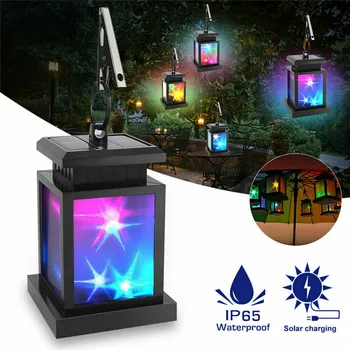 IP65 RGB Slnečné Svetlo Tanec LED Vonkajšie Blikanie Baterky Vodotesné Svietidlo pre Záhrada Dvore Bazén Svadobné Dekorácie