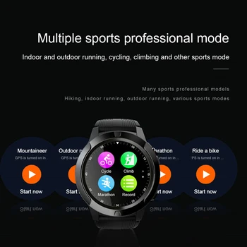 IP67 TK04 Bluetooth 4.0 Režim Šport Smartwatch Podporu SIM Karty Hovor Tepovej frekvencie, GPS, Krokomer Smart Hodinky Pre Mužov Android pre Ios
