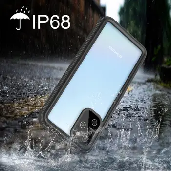 IP68 Vodotesné puzdro Pre Samsung Poznámku 10 20 Pro 8 9 360 Chránič Kryt plášťa pre Galaxy S20 ultra S9 S10 Plus Vody Dôkaz coque