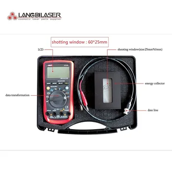 IPL & dióda lasera energie meter , meria Max veľkosť okna : 60*25 mm , energia rozsah : 1J~200J , wavlength rozsah : 350nm~2500nm