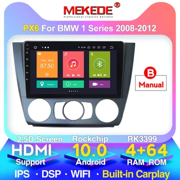 IPS DSP 1 Din Android 10 autorádio DVD Pre BMW 1 Series e87 E88 E81 E82 I20 GPS Navigácie Multimediálne stereo 4GB 64 G Qcta Core