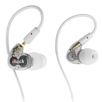 IRock A8 Dual Ovládač, Slúchadlá Športové Slúchadlá S Mikrofónom Odnímateľný Kábel DJ Studio Slúchadlá Dynamická Crystal Monitor Headset