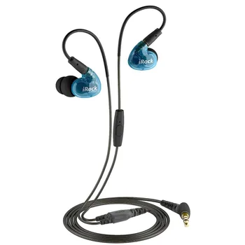 IRock A8 Dual Ovládač, Slúchadlá Športové Slúchadlá S Mikrofónom Odnímateľný Kábel DJ Studio Slúchadlá Dynamická Crystal Monitor Headset