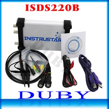 ISDS220B 4 IN 1 Multifunkčné PC USB Virtuálne Digitálny Osciloskop+spektrálny Analyzátor+DDS+Otočka Generátora Signálu 60M 200MS/s