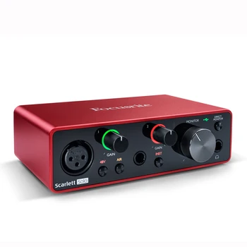 ISK BM-800 Mikrofón a Focusrite Scarlett Sólo 3. gen 2) vstup 2 výstup USB audio rozhranie zvukovej karty pre mikrofón nahrávanie