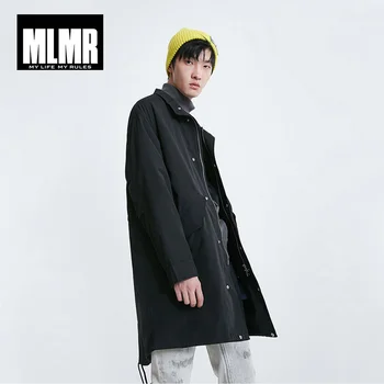 JackJones MLMR pánskej Módy Strednej dĺžky List Tlač Kabát Pánsku Mužov Streetwear Oblečenie| 219121543