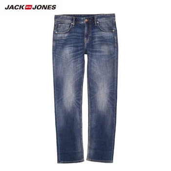 JackJones Mužov Nový Príchod Príležitostné Voľné Rovno Nosenie Tmavých Farieb Džínsy Male Vintage Jeans|219332554
