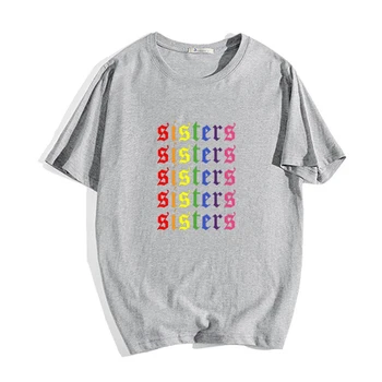 James Charles SESTRY Rainbow, tričko Unisex Móda Bežné Okrúhlym Výstrihom, Krátky Rukáv Tričko Harajuku Tričko Estetické Ženy T-shirt